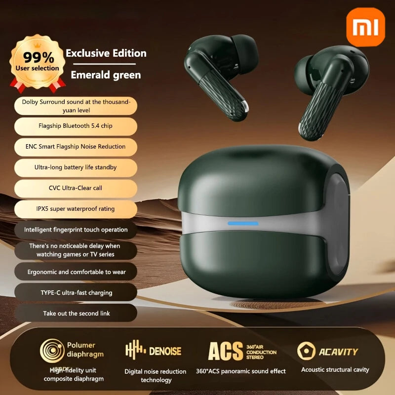 Xiaomi New Wireless Earphones Bluetooth Headsets TWS 5.3 Stereo Earbuds Hifi Headphones HD Microphone For Iphone And Android