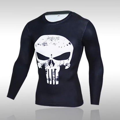 Men's Running Sports Suit MMA Rashgard Male Quick Drying Sportswear Compression Clothing Fitness Training Kit Thermal Underwear