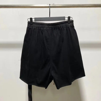 Owen Seak Men Casual Short Cotton Harem Gothic Style Men's Clothing Sweatpants Summer Women Loose Black White Shorts