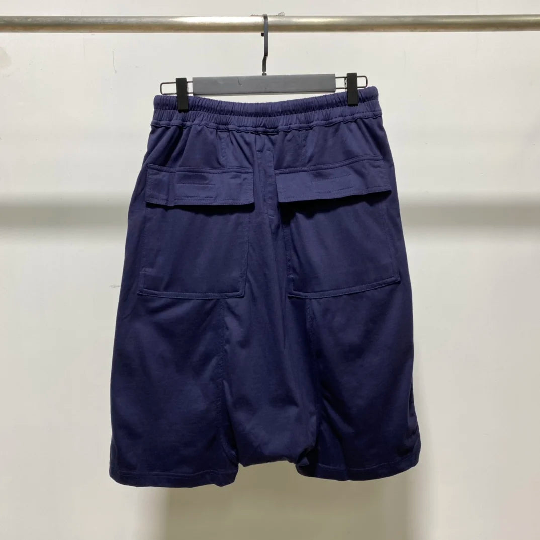 Owen Seak Men Casual Short Cotton Harem Gothic Style Men's Clothing Sweatpants Summer Women Loose Black White Shorts