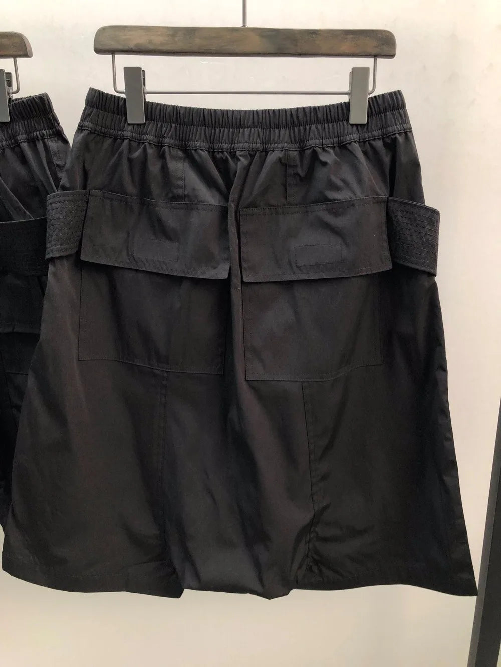 Owen Seak Men Casual Short Harem Gothic Style Men's Clothing Sweatpants Summer High Street Women Loose Black White Short Size XL