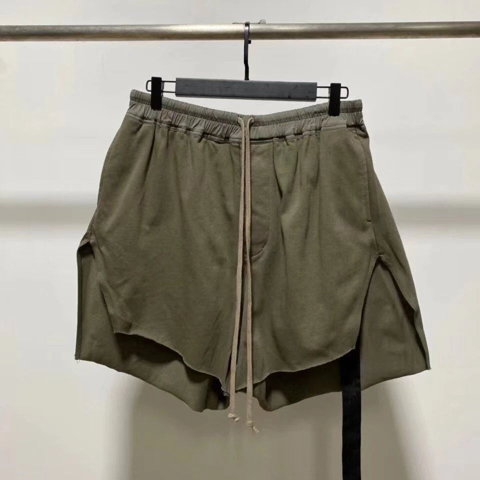 Owen Seak Men Casual Short Cotton Harem Gothic Style Men's Clothing Sweatpants Summer Women Loose Black White Shorts