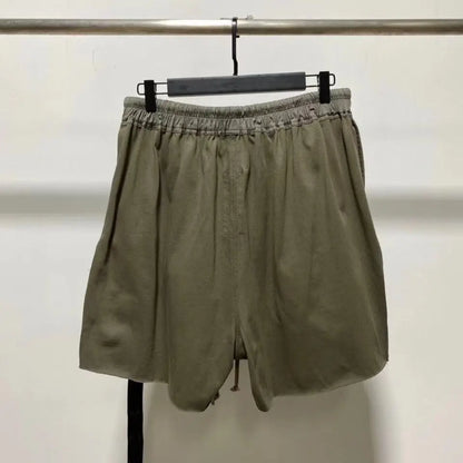 Owen Seak Men Casual Short Cotton Harem Gothic Style Men's Clothing Sweatpants Summer Women Loose Black White Shorts