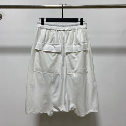 Owen Seak Men Casual Short Cotton Harem Gothic Style Men's Clothing Sweatpants Summer Women Loose Black White Shorts