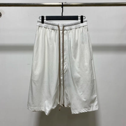 Owen Seak Men Casual Short Cotton Harem Gothic Style Men's Clothing Sweatpants Summer Women Loose Black White Shorts