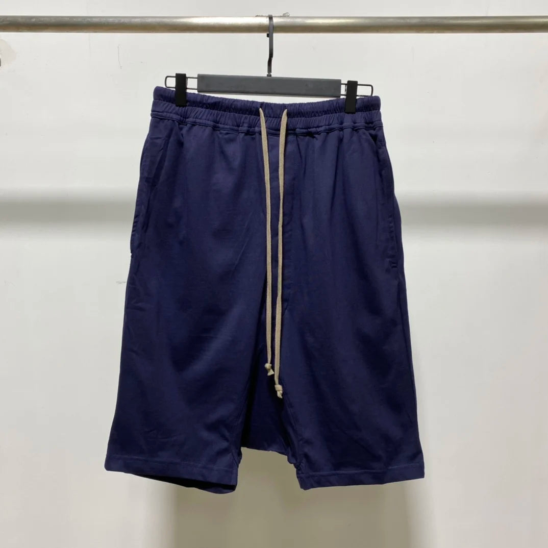 Owen Seak Men Casual Short Cotton Harem Gothic Style Men's Clothing Sweatpants Summer Women Loose Black White Shorts