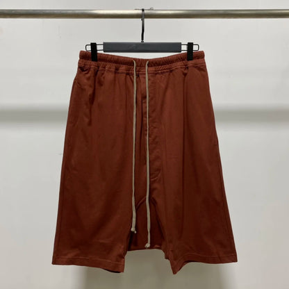 Owen Seak Men Casual Short Cotton Harem Gothic Style Men's Clothing Sweatpants Summer Women Loose Black White Shorts