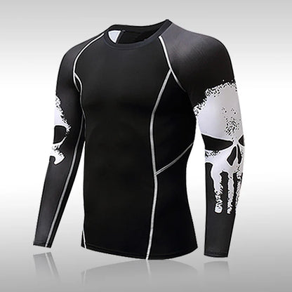 Men's Running Sports Suit MMA Rashgard Male Quick Drying Sportswear Compression Clothing Fitness Training Kit Thermal Underwear