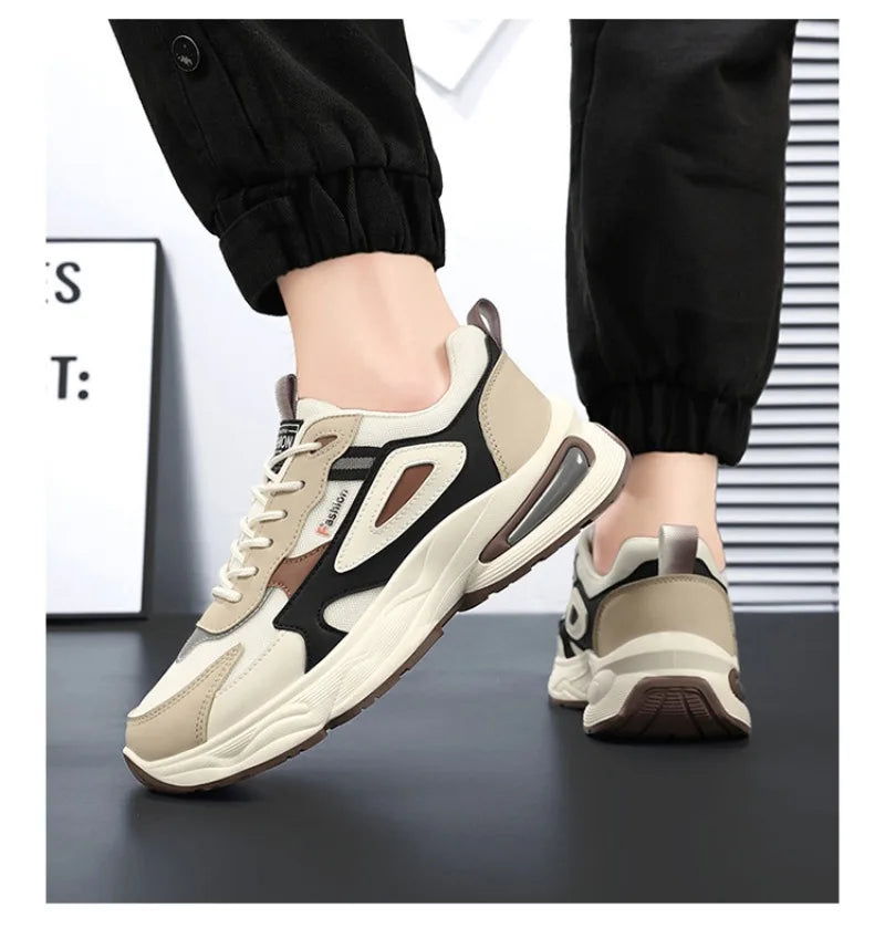 2025 Trendy Sneakers for Men Shoes Summer Outdoor Wear-Resistant Casual Sports Skateboard Shoes Fashion Breathable Shoes