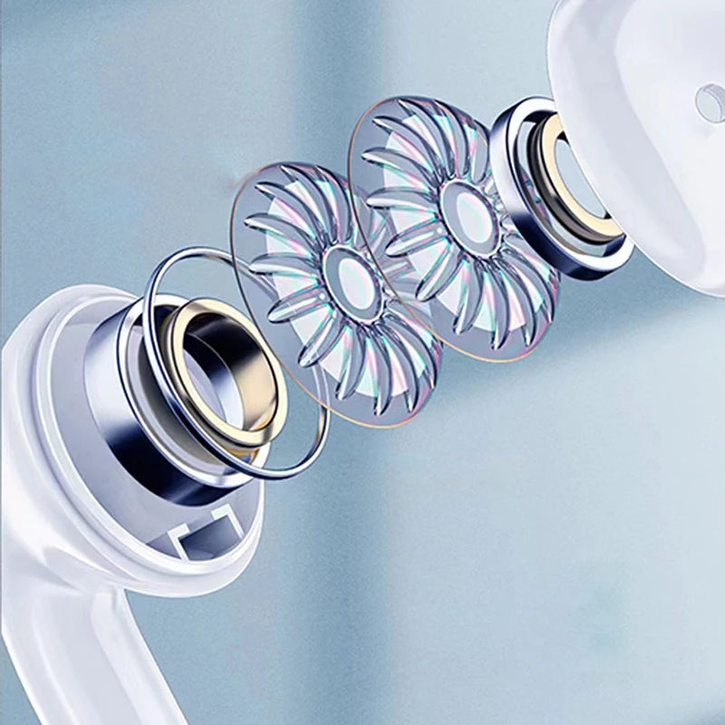 Sanrio Hello Kitty Pro6 Bluetooth Earphones Cartoon Letter A-Z Printed Headset Fashion Portable Cute Man Woman Birthday Gifts