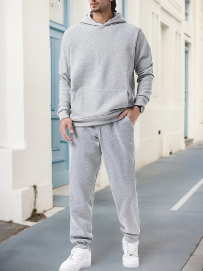 Men Sportswear Sweater Suit Hoodies + Pants Sports Clothing Spring Autumn Sets Jogging Trousers Running Male Tracksuits