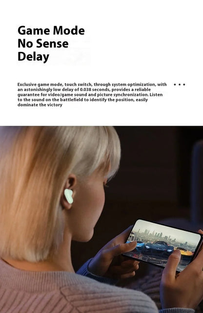 Original XIAOMI Earphone TWS Bluetooth Headset HiFi Wireless Headphone Mic Noise Reduction Earbuds Waterproof Game Motion S90