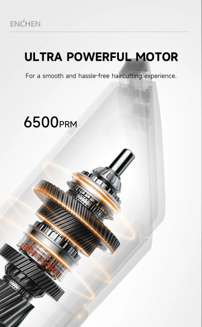 ENCHEN Boost-W Hair Trimmer For Men Kids Cordless USB Rechargeable Electric Hair Clipper Cutter Machine With Adjustable Comb