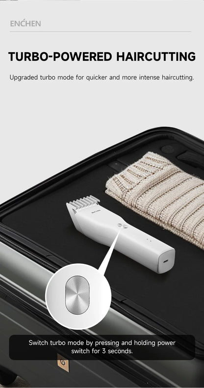ENCHEN Boost-W Hair Trimmer For Men Kids Cordless USB Rechargeable Electric Hair Clipper Cutter Machine With Adjustable Comb