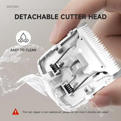 ENCHEN Boost-W Hair Trimmer For Men Kids Cordless USB Rechargeable Electric Hair Clipper Cutter Machine With Adjustable Comb