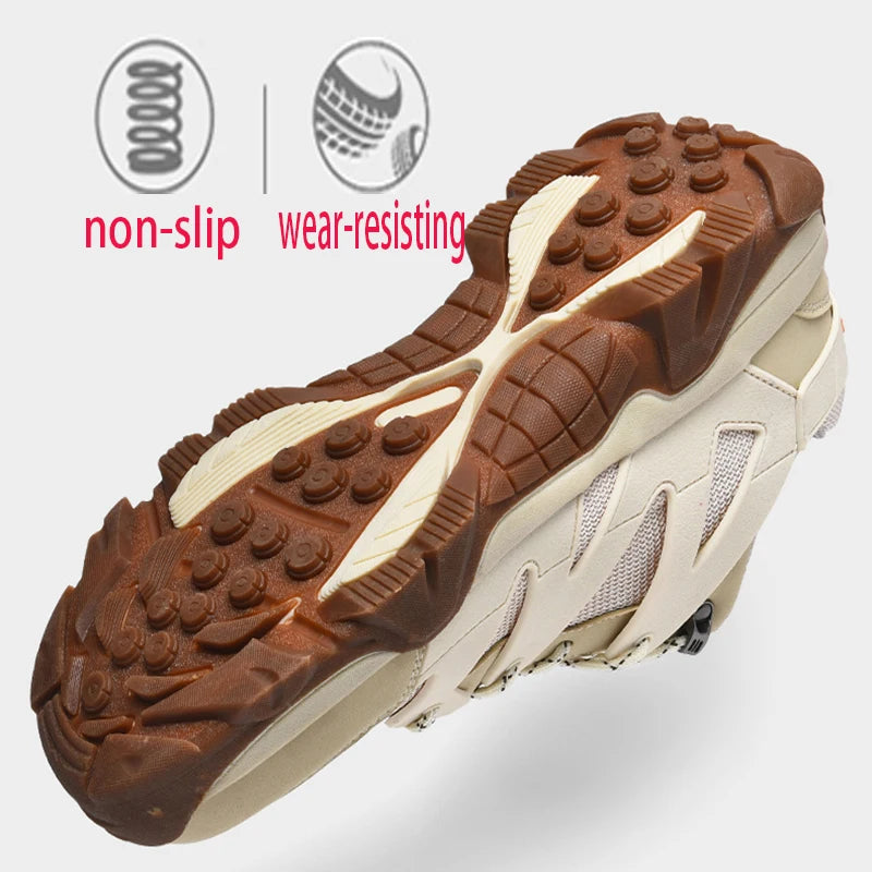 Men's Cycling Shoes For All Seasons, Outdoor Breathable And Anti Slip Hiking Shoes, Casual Sports Hiking Shoes, Lightweight And