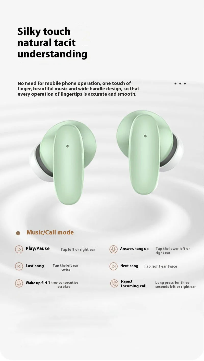 Original XIAOMI Earphone TWS Bluetooth Headset HiFi Wireless Headphone Mic Noise Reduction Earbuds Waterproof Game Motion S90