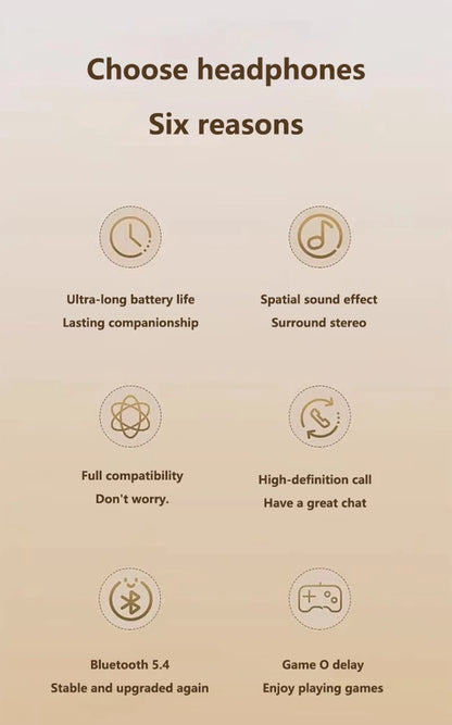 Xiaomi New Wireless Earphones Bluetooth Headsets TWS 5.3 Stereo Earbuds Hifi Headphones HD Microphone For Iphone And Android