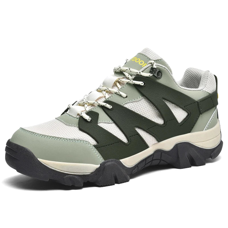 Men's Cycling Shoes For All Seasons, Outdoor Breathable And Anti Slip Hiking Shoes, Casual Sports Hiking Shoes, Lightweight And