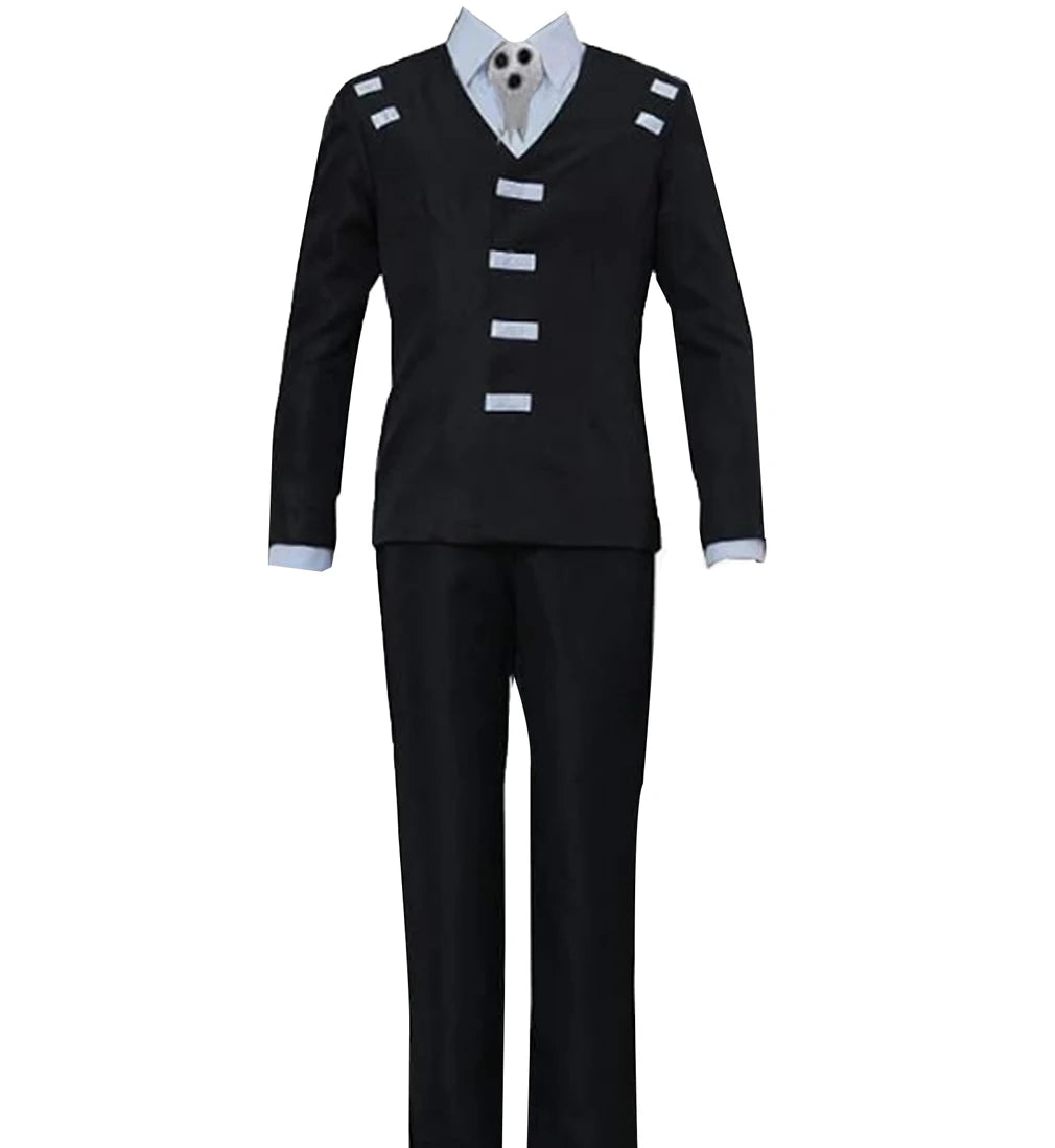 Anime Mens Costume Suit Cosplay Maka Uniform Albarn Cosplay Outfit Death Halloween The Kid Christmas Evans Set Uniform Coat