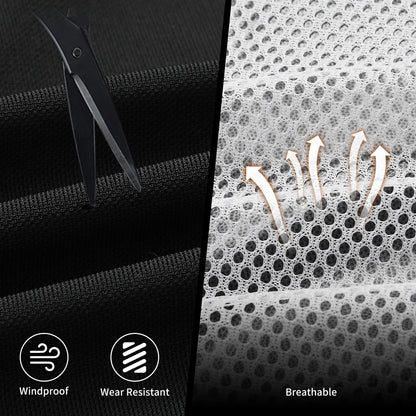 WOSAWE Motorcycle Rain Pants Waterproof Windproof Riding Gear with Reflective Strips Adjustable Fit for Men Women S-3XL