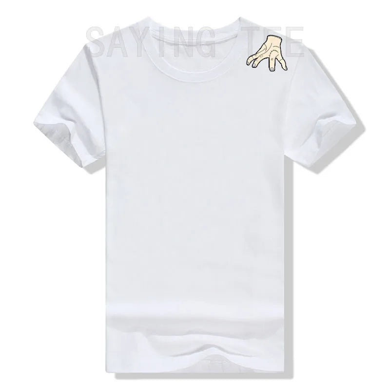 Wednesday Shirt Women's Fashion Funny Halloween Costume Addams Family Tee Wednesday Thing T-Shirt Cute Graphic Gift Goth Y2K Top