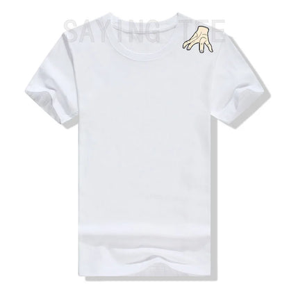 Wednesday Shirt Women's Fashion Funny Halloween Costume Addams Family Tee Wednesday Thing T-Shirt Cute Graphic Gift Goth Y2K Top