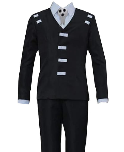 Anime Mens Costume Suit Cosplay Maka Uniform Albarn Cosplay Outfit Death Halloween The Kid Christmas Evans Set Uniform Coat