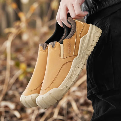 Men's shoes for work, leisure, and outdoor activities in spring and autumn, convenient to step on, suitable for sports and work