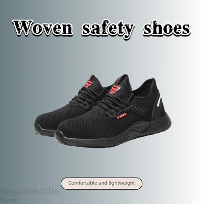 Men's safety shoes are characterized by steel toe protection, impact resistance, good breathability, durability and safety.
