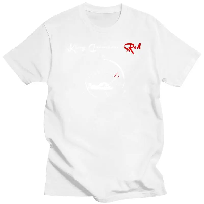 Mens Clothing  King Crimson Men Red Speedometer T Shirt Black