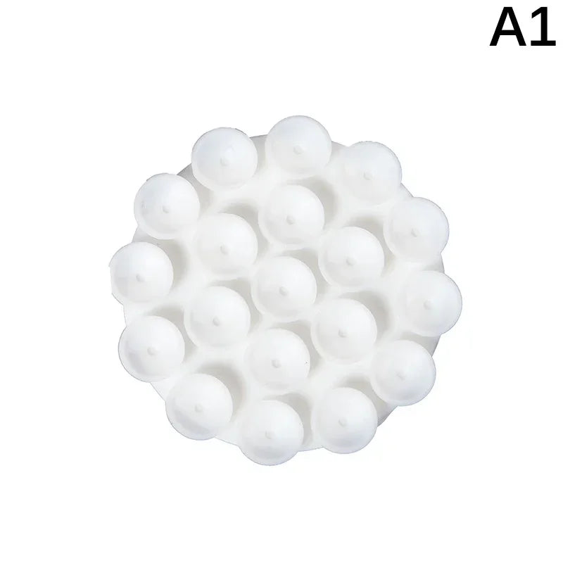 Portable Silicone Suction Cup Back Adhesive Wireless Power Bank Car Anti Slip Universal Mobile Phone Double-sided Holder