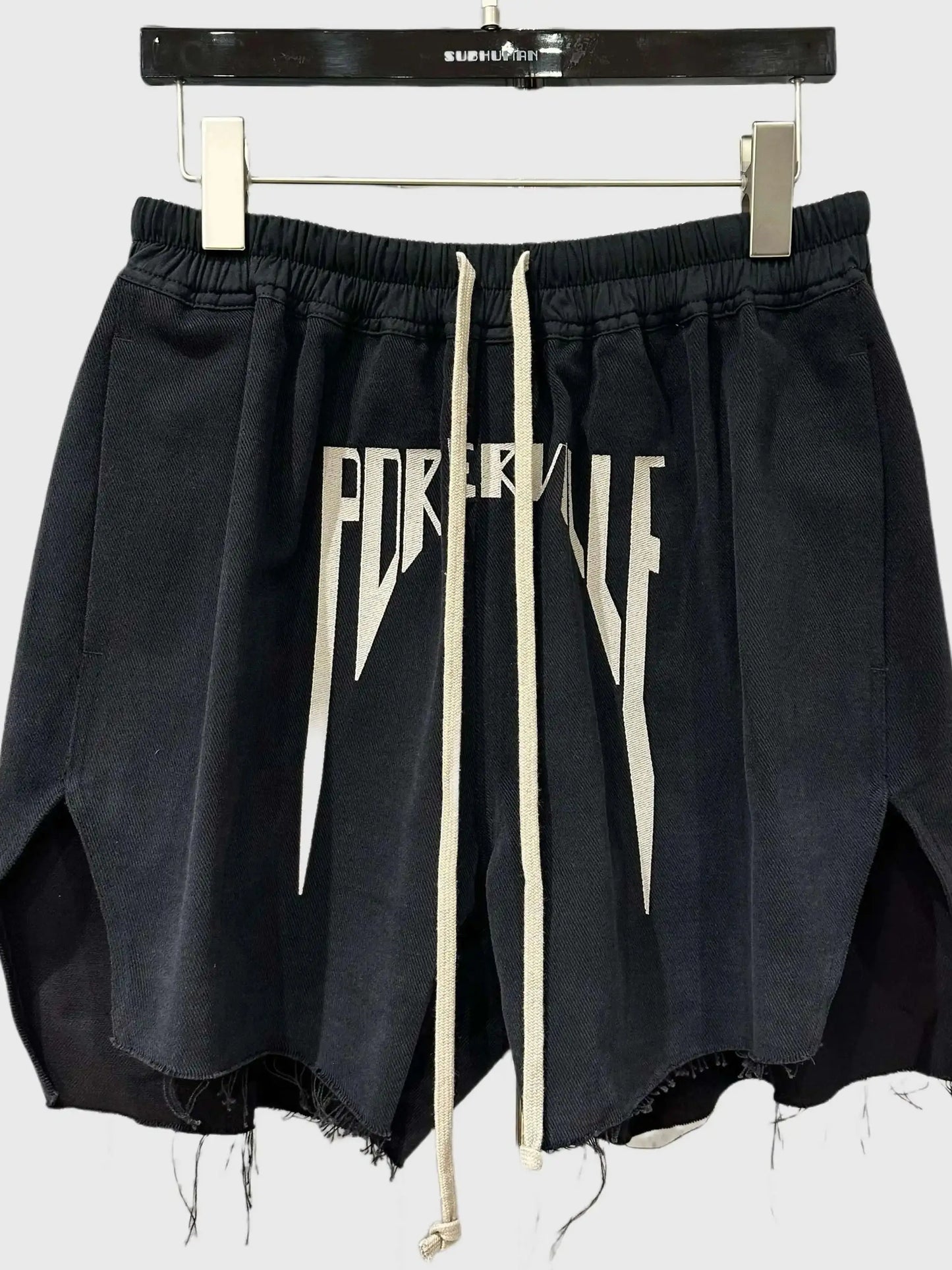 Owen Seak Men Casual Harem Short Cotton Gothic Style Men's Clothing Women Summer High Street Loose Black Short