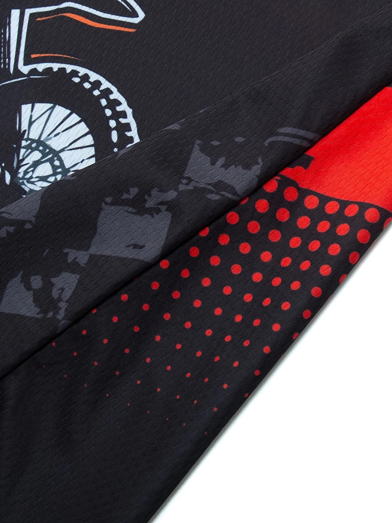 Men's Motorcycle Race Wear Breathable And Quick-Drying Long-Sleeved Top With Geometric Pattern And Chessboard Flag Design