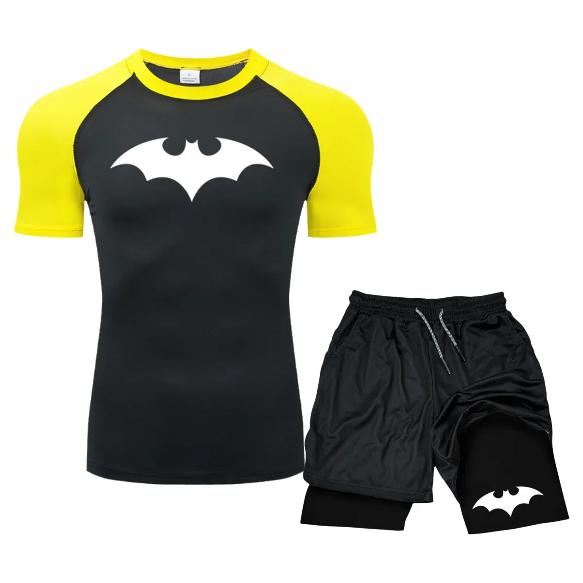 Men Sport Suits Rashguard Jiu Jitsu Jerseys Tights Pants Running T Shirt Boxing Sets Gym Training Muay Thai Shorts MMA Fightwear