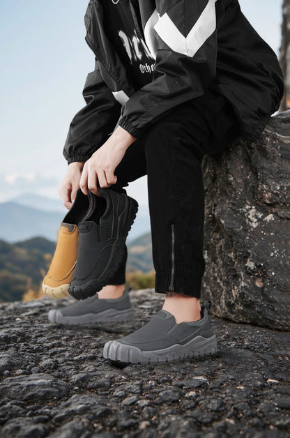 Men's shoes for work, leisure, and outdoor activities in spring and autumn, convenient to step on, suitable for sports and work