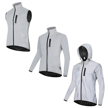 WOSAWE Cycling Vest Men Women High Visibility Vest Motorcycle Cycling Sports Outdoor Night Safety Jacket Moto MTB Bike Clothing