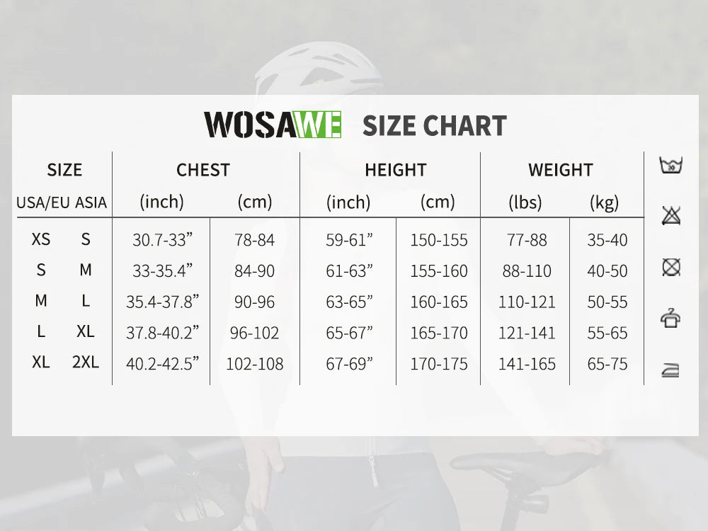 WOSAWE Women Cycling Jersey Breathable Quick Drying Cycling Clothes Anti-sweat Road Bike Shirt Slim Fit with two way YKK Zipper