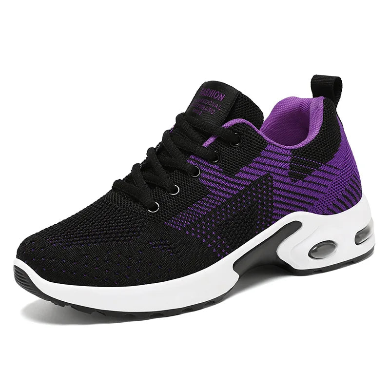 Sports shoes women's new summer women's shoes large size casual breathable lace-up running shoes