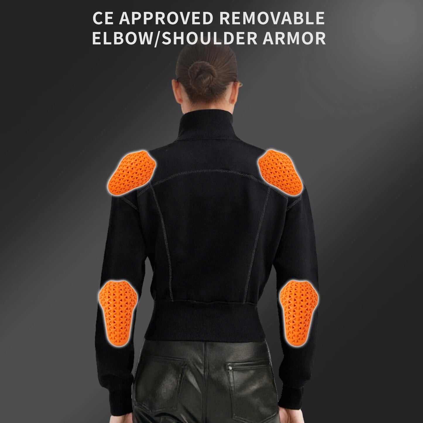 WOSAWE Winter Motorcycle Jacket Women Warm Riding Armor Coat Off-Road Motocross Armor Jacket With CE Protective Pads