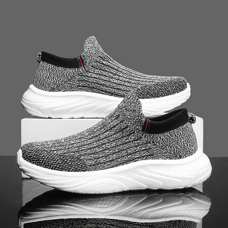 2025 Men- Walking Shoes Soft Mesh -Wear-Resistant Comfortable Flat Casual- Sneakers Original Summer Sports- Tennis Shoes for Man