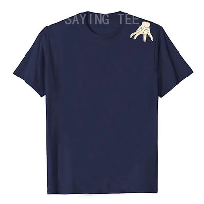 Wednesday Shirt Women's Fashion Funny Halloween Costume Addams Family Tee Wednesday Thing T-Shirt Cute Graphic Gift Goth Y2K Top