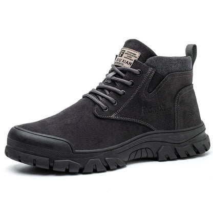 Work SafetyShoes For Men  Anti-puncture Indestructible Work Shoes Fashion work shoes Outdoor Work Shoes Steel Toe Cap boots