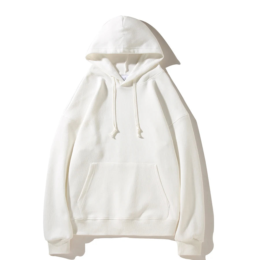 WAVLATII Women New White Hoodie Female Oversized Casual Pique Fabric Hoody Lady Light Green Hooded Tops for Spring Autumn WH2395
