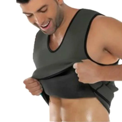 Men Shaperwear Waist Traine Sweat Vest Body Shaper Cincher Corset T-Shirts Neoprene Slimming Man Corsets