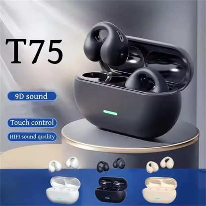 Original T75 TWS Touch Control Wireless Headphones Bluetooth Earphones Sport Earbuds Music Headset For Iphone Xiaomi phones