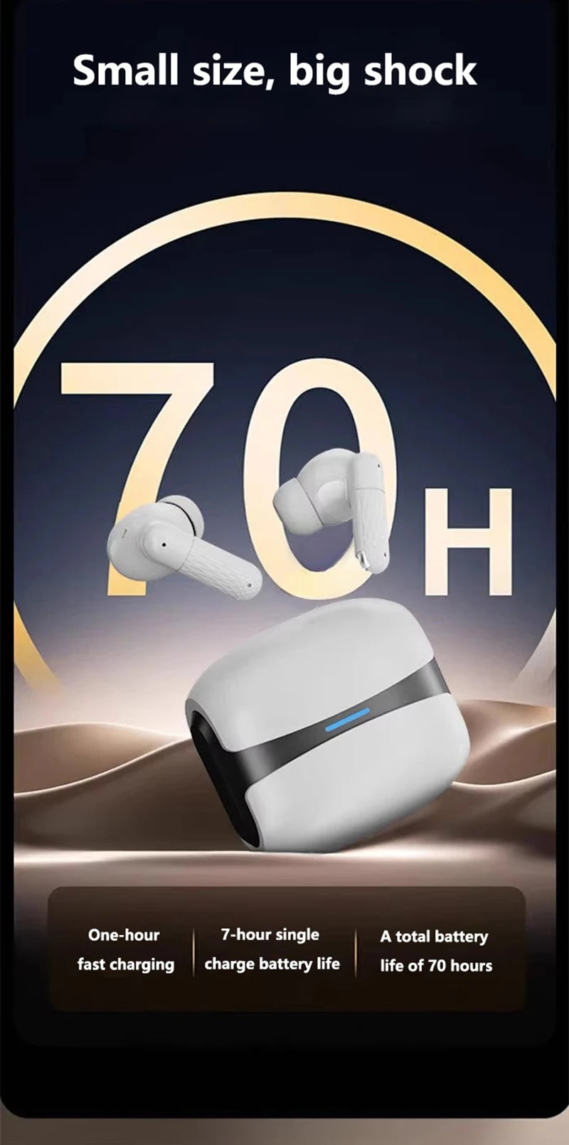 Xiaomi New Wireless Earphones Bluetooth Headsets TWS 5.3 Stereo Earbuds Hifi Headphones HD Microphone For Iphone And Android