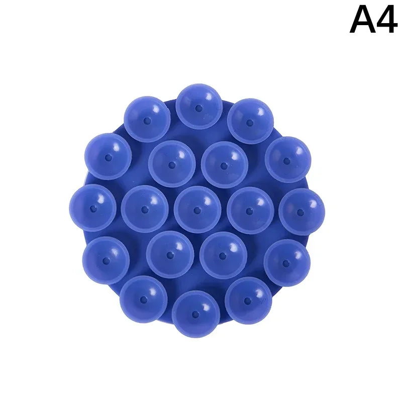 Portable Silicone Suction Cup Back Adhesive Wireless Power Bank Car Anti Slip Universal Mobile Phone Double-sided Holder