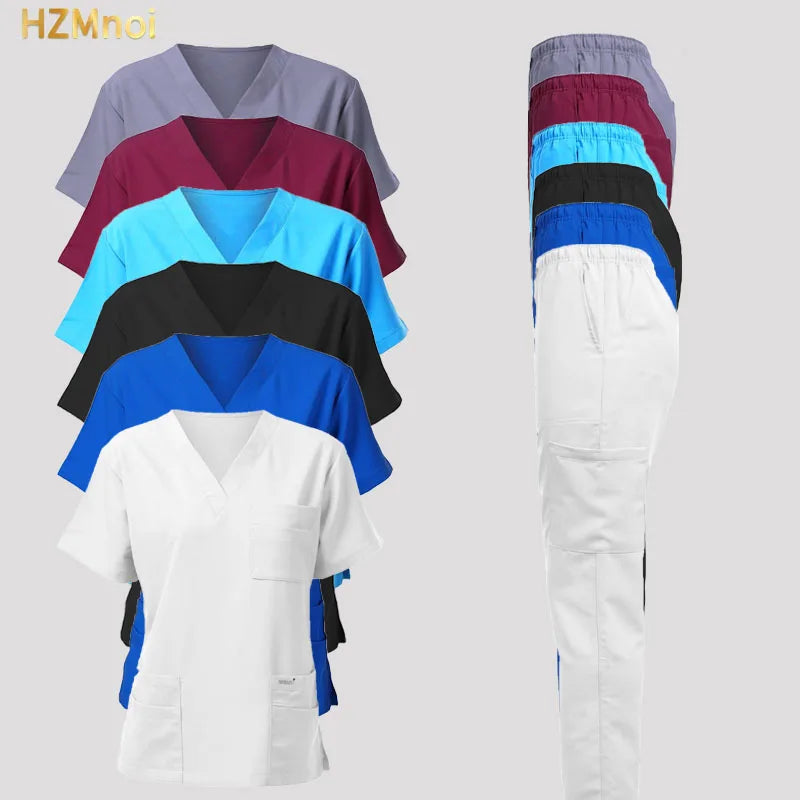 Medical Workwear Operating RoomTop Pants Surgical Clothes Scrubs  Uniforms Women Uniforms Medical Clothing for  Scrub Joggers