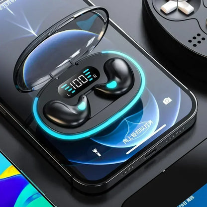 Mini Invisible Sleep Wireless Earphone Bluetooth 5.0 Hidden Earbuds IPX5 Waterproof Noise Cancelling Touch Control Headphone X55